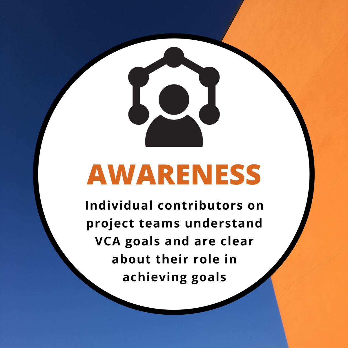 Awareness: Individuals on project teams understand VCA goals and are clear about their role